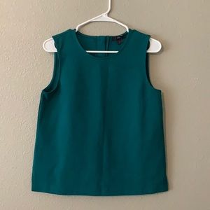 NWT j Crew jeweled button back top